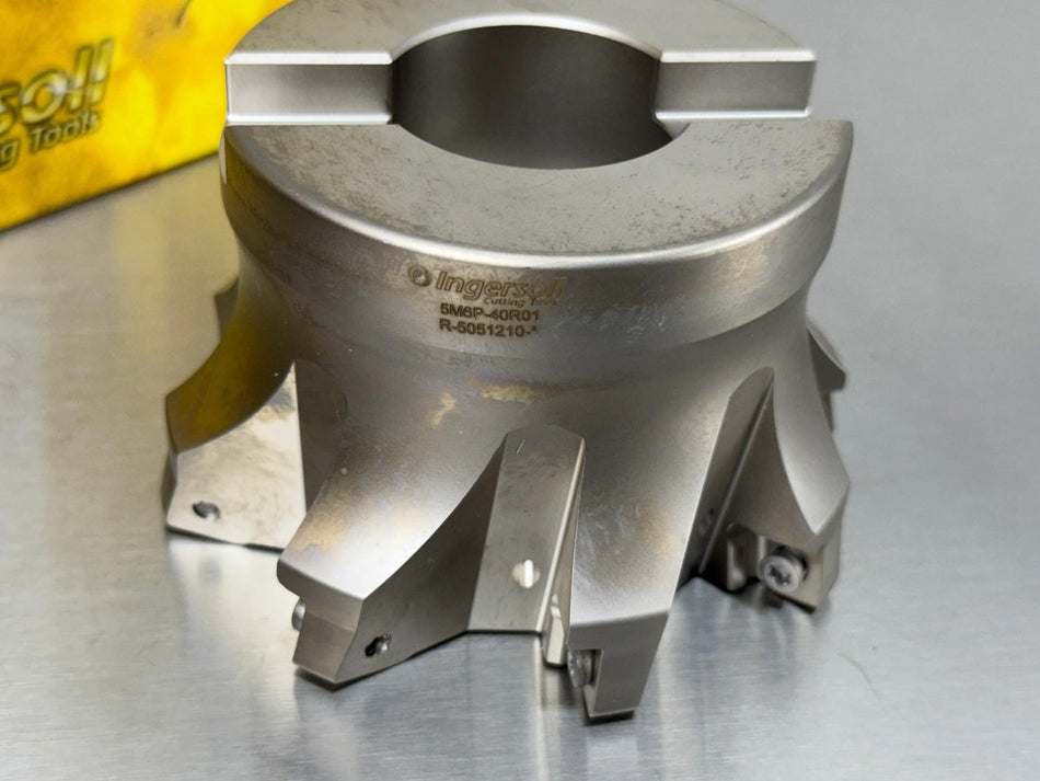 Ingersoll 5M6P-40R01 Indexable Face Mill 4" Hi-Feed 2900621