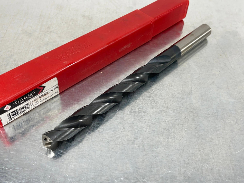 Cleveland 41/64" 2590 Drill Oil Hole HSS 9" OAL C10926