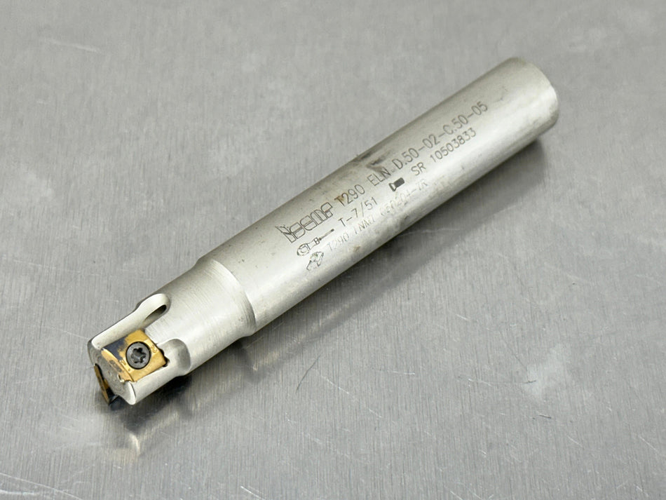 Iscar 1/2" Indexable End Mill SumoMill T290 ELN D.50-02-C.50-05, 3105237