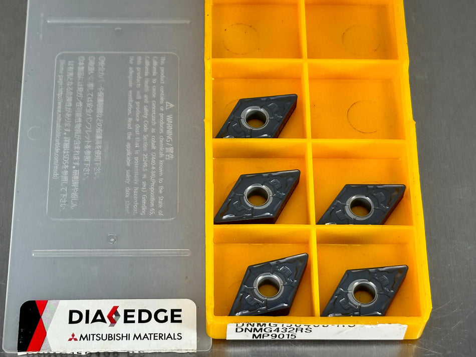 Mitsubishi DNMG 432RS MP9015 Carbide Insert 150408-RS (Pack of 5)