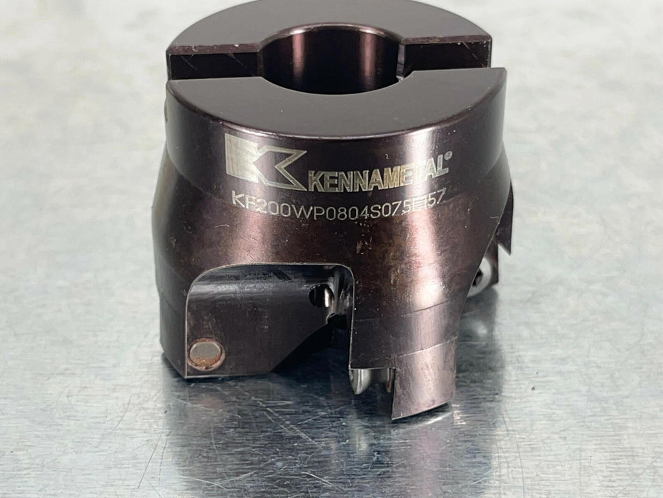 Kennametal 2" Indexable Shell Mill KenFeed Milling Cutter KF200WP0804S075L157
