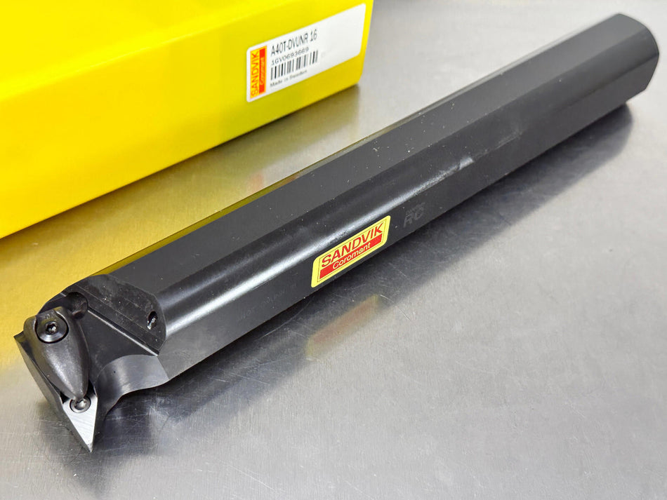 Sandvik A40T-DVUNR 16 Indexable Boring Bar 40mm VNMG Insert Turning