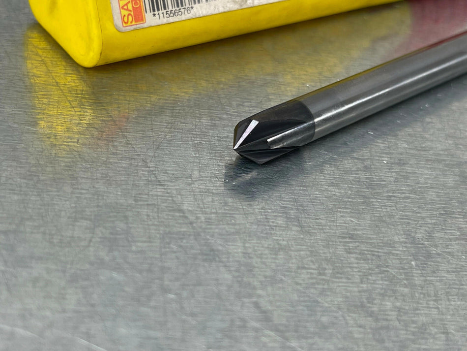 Sandvik 8mm Carbide Chamfering End Mill 45° Chamfer Mill RA215.85-0200-AC30G