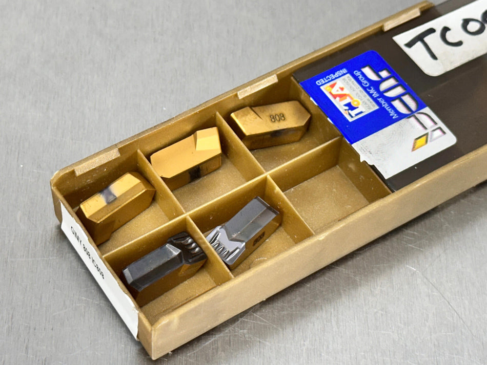 Iscar GIMY 808 IC808 Carbide Insert 6404097 (Pack of 5)
