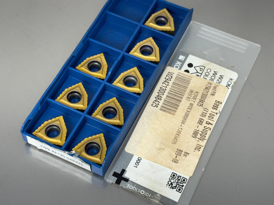 Komet W29 42130.048425 BK8425 Carbide Insert WOEX 080404-13 (Pack of 8)