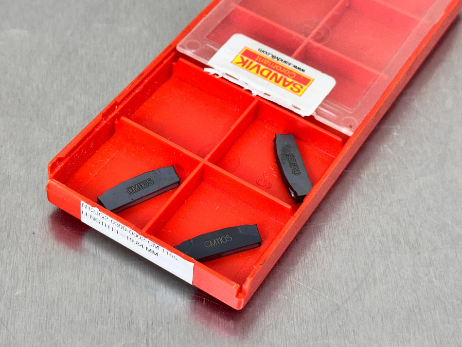 Sandvik N123G2-0300-0002-CM 1105 Carbide Insert (Pack of 3)