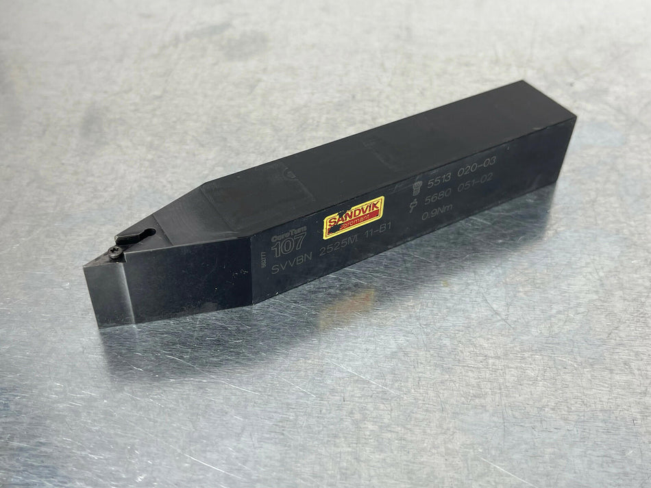 Sandvik SVVBN 2525M 11-B1 Indexable Tool Holder 25mm Turning CoroTurn 107