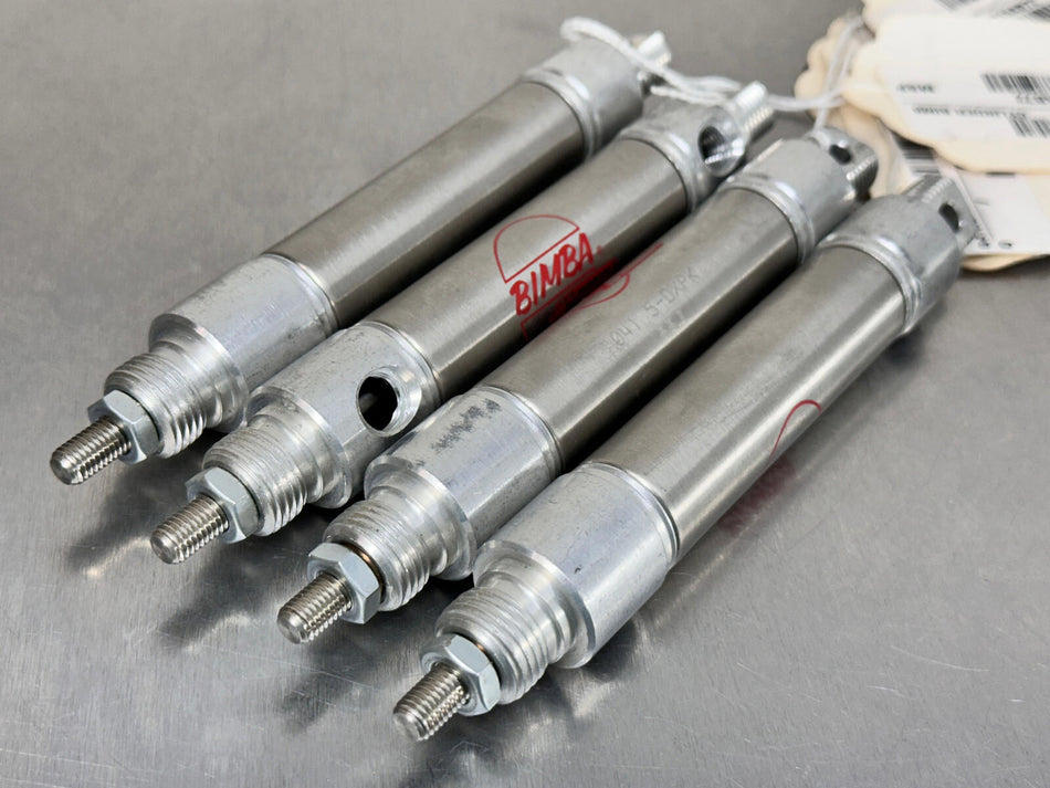 (4) Bimba 041.5-DXPK Pneumatic Cylinder Round Body