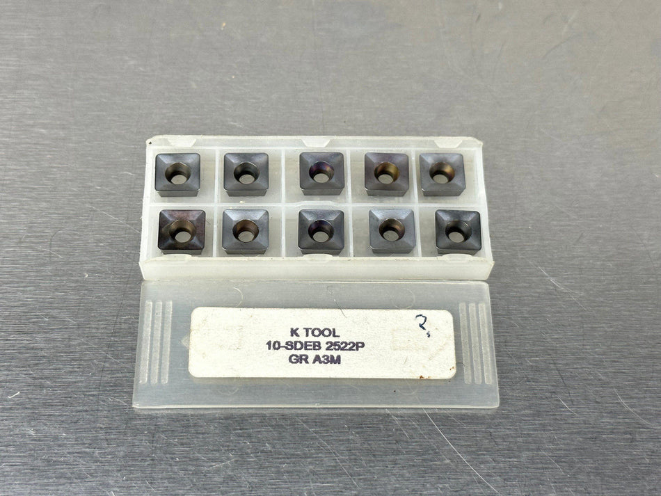 K-Tool SDEB 2522P A3M Carbide Insert (Pack of 10)