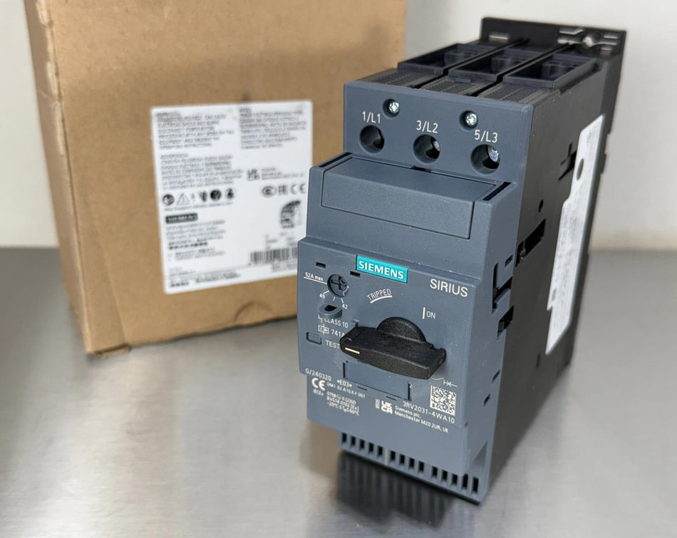 Siemens 3RV2031-4WA10 Circuit Breaker Sirius S2 Motor Protection