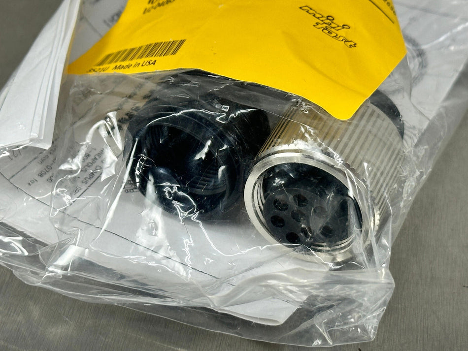 Turck B7181-0/21 Connector Field Wireable 8 Pin Plug IP67