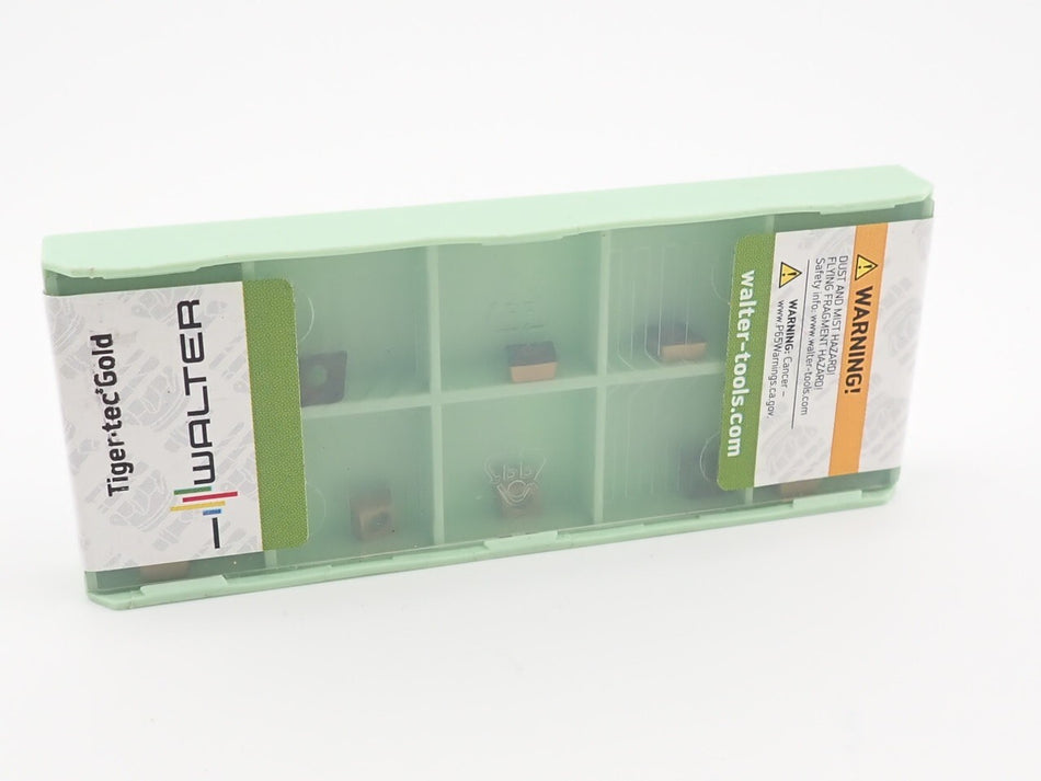 Walter CPMT050204-FP4 WPP10G Carbide Insert Tiger-tec (Pack of 10)