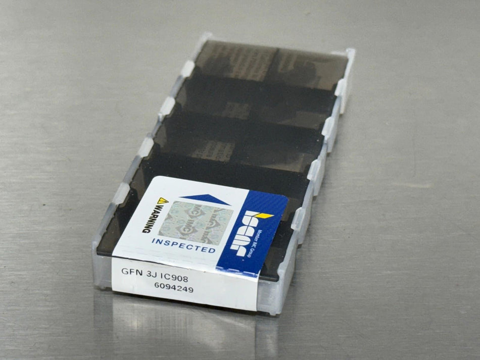 Iscar GFN 3J IC908 Carbide Insert 6094249 (Pack of 10)