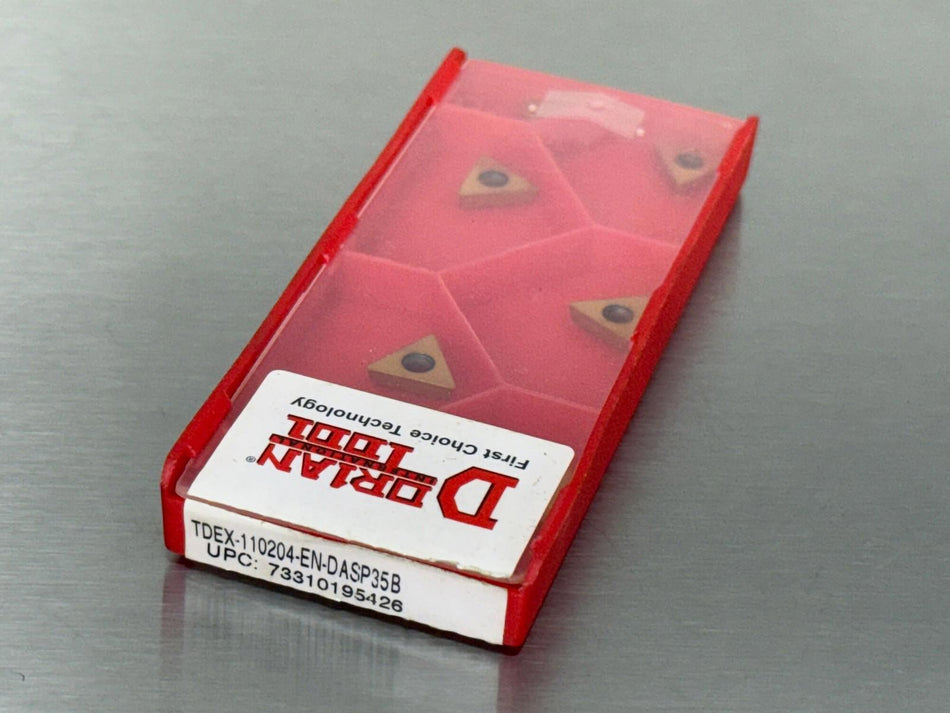 Dorian TDEX-110204-EN-DASP35B Carbide Insert TDEX-110204-EN  (Pack of 12)