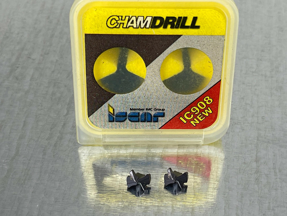 Iscar IDI 0323-SG IC908 Carbide Insert Drill Tip ChamDrill 5505081 (Pack of 2)