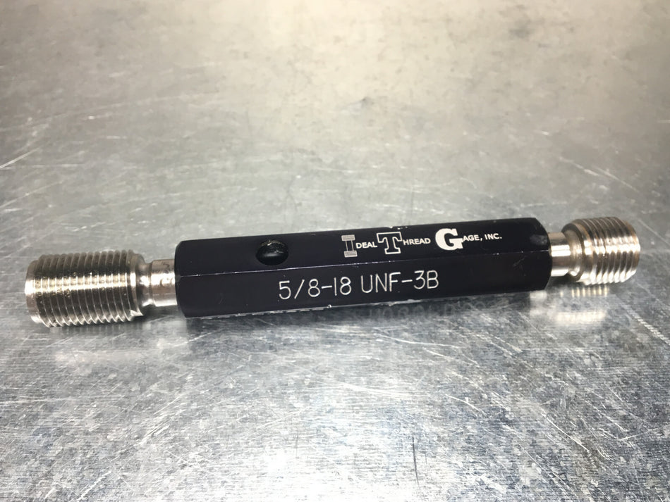 Pennoyer Dodge 5/8-11 UNC-3B Thread Plug Gage GO PD .5660 NOGO PD .5714