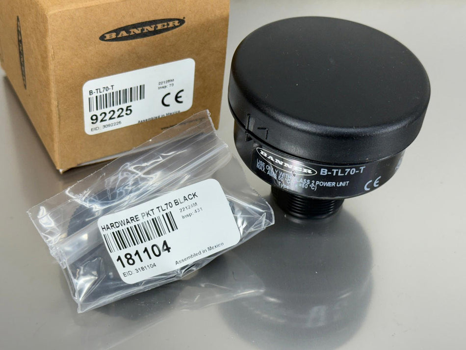 Banner TL70 Tower Light Base w/ Audible Indicator IP65 B-TL70-T 92225