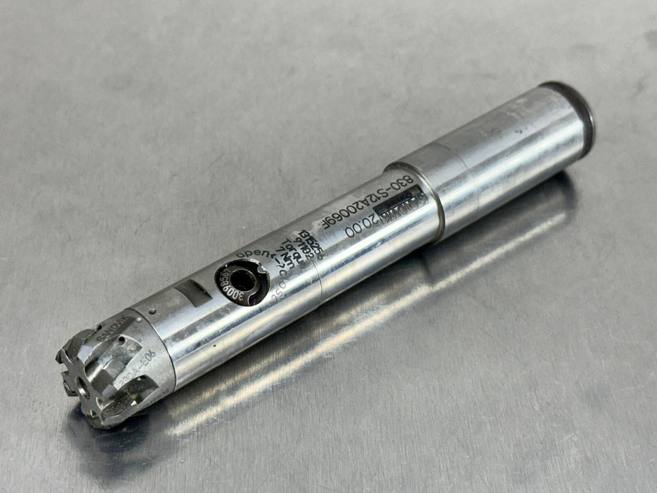 Sandvik 830-S12A20069F CoroReamer 830 Cylindrical Shank 20mm, Head Size S12