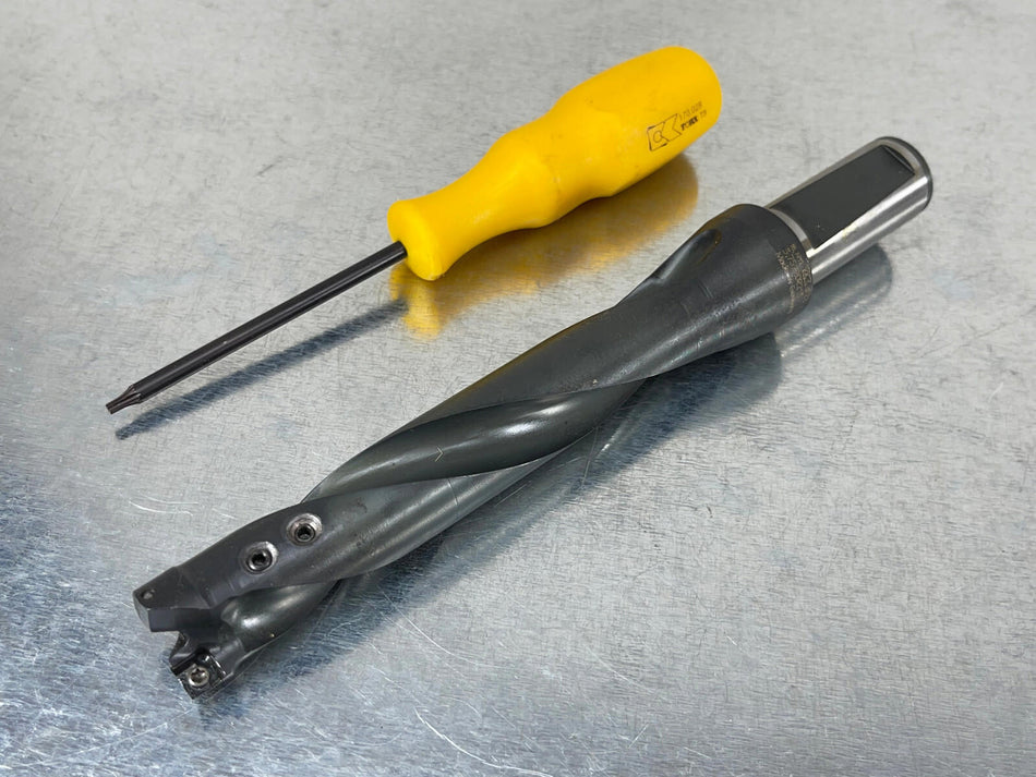 Kennametal 3.75220R215 Indexable Drill 22mm Deep Hole HTS-C Coolant Through