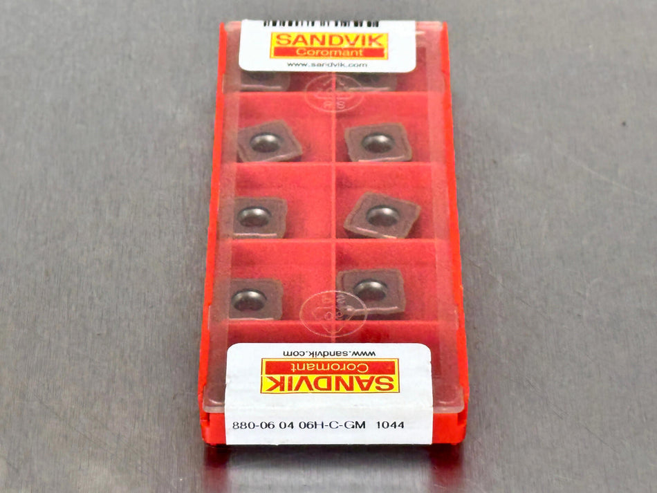 Sandvik 880-06 04 06H-C-GM 1044 Carbide Insert (Pack of 10)
