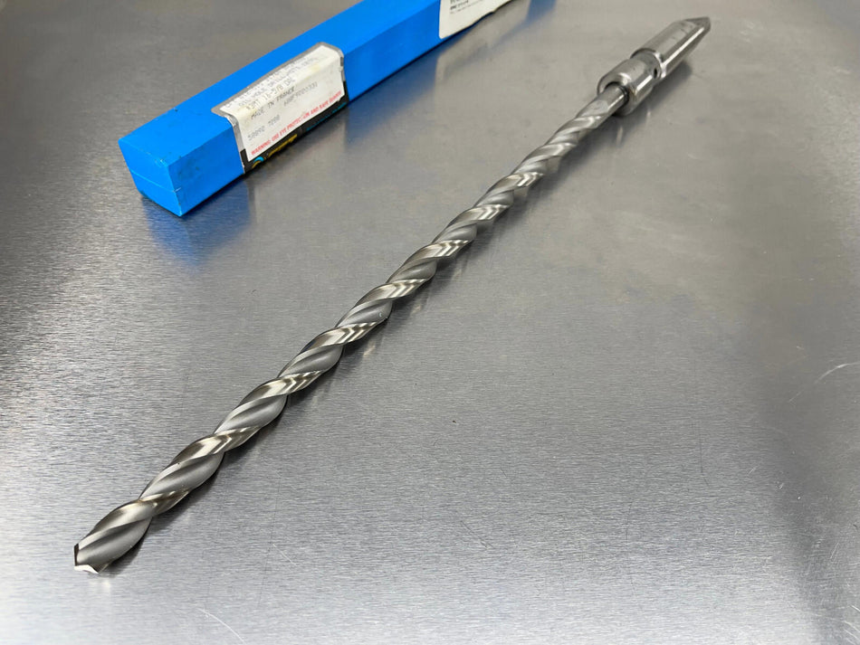 CFT Whalley 31/64" Coolant Fed Drill HSS 12" Flute 3MT Shank 812-015