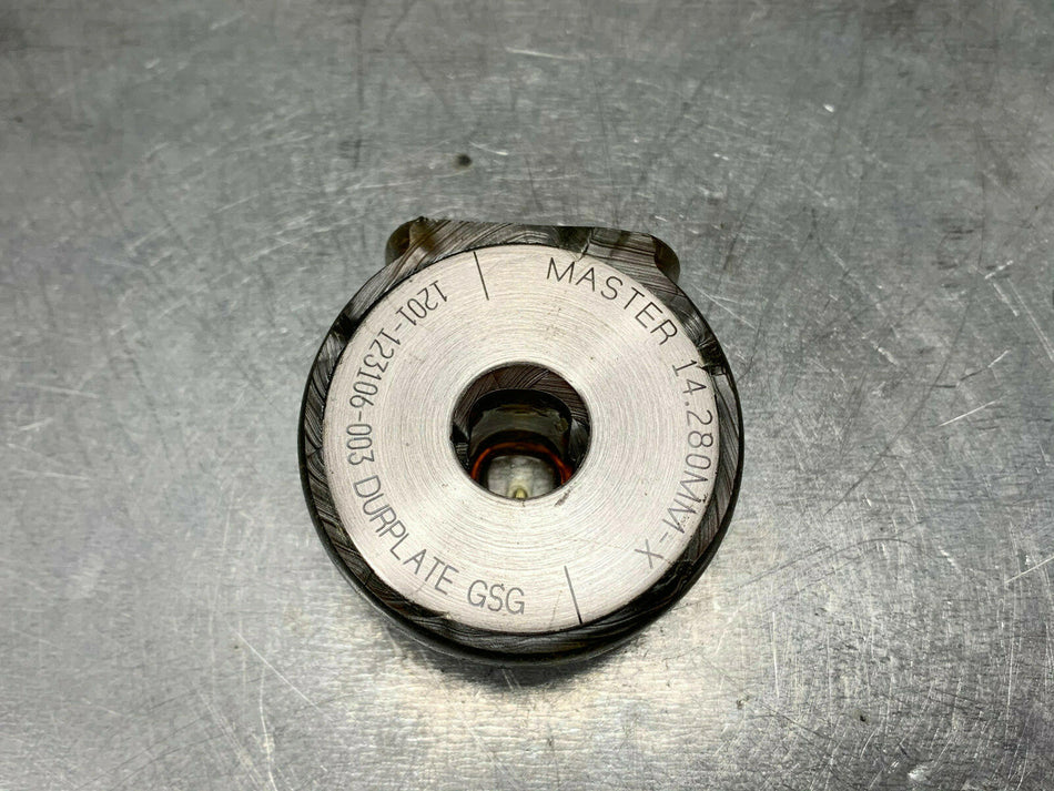 Glastonbury 14.280 mm Ring Gage Durplate Master Smooth Bore Setting