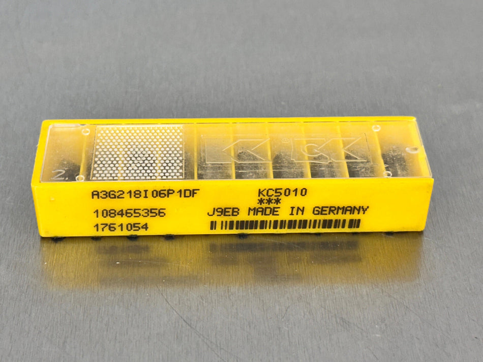 Kennametal A3G218I06P1DF KC5010 Carbide Insert (Pack of 10)