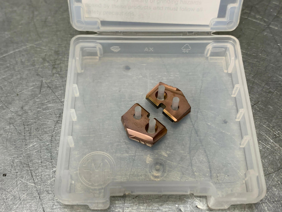 (2) Allied 4C2ZH-12.5 Carbide Indexable Insert Spade Drill 12.5mm AMEC #Z T-A