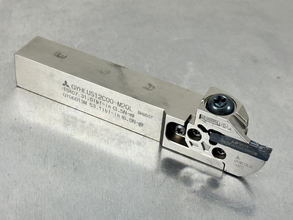 Mitsubishi GYHLUS12C00-M20L Modular Tool Holder Grooving + Blade GYM20LA-G12