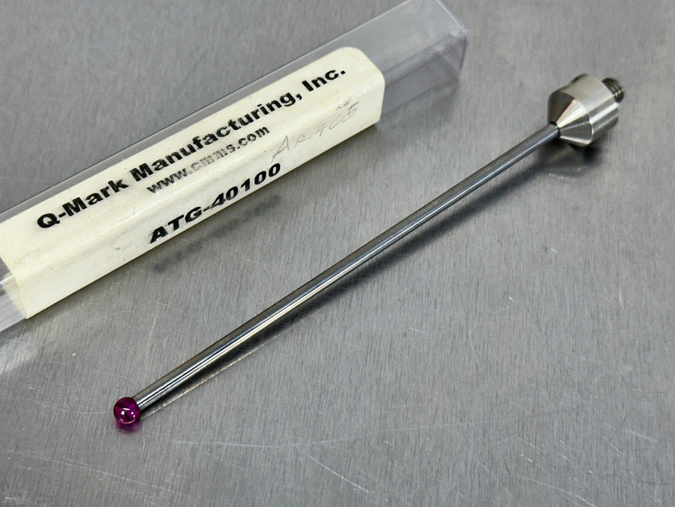 Q-Mark M5 Stylus Carbide Stem 4mm Ruby Ball CMM Probe ATG-40100
