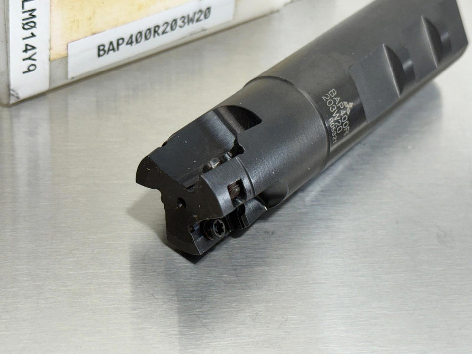 Mitsubishi 20mm Indexable End Mill BAP400R203W20 20mm Shank