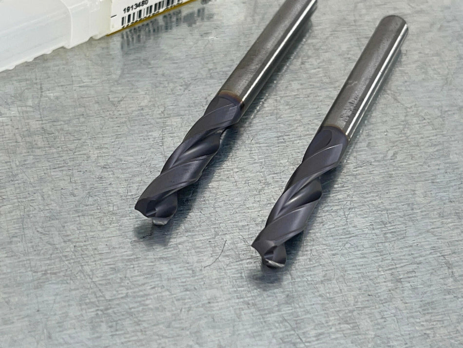(2) Kennametal 6mm Solid Carbide Drill UniDrill B966A06000 KC7315