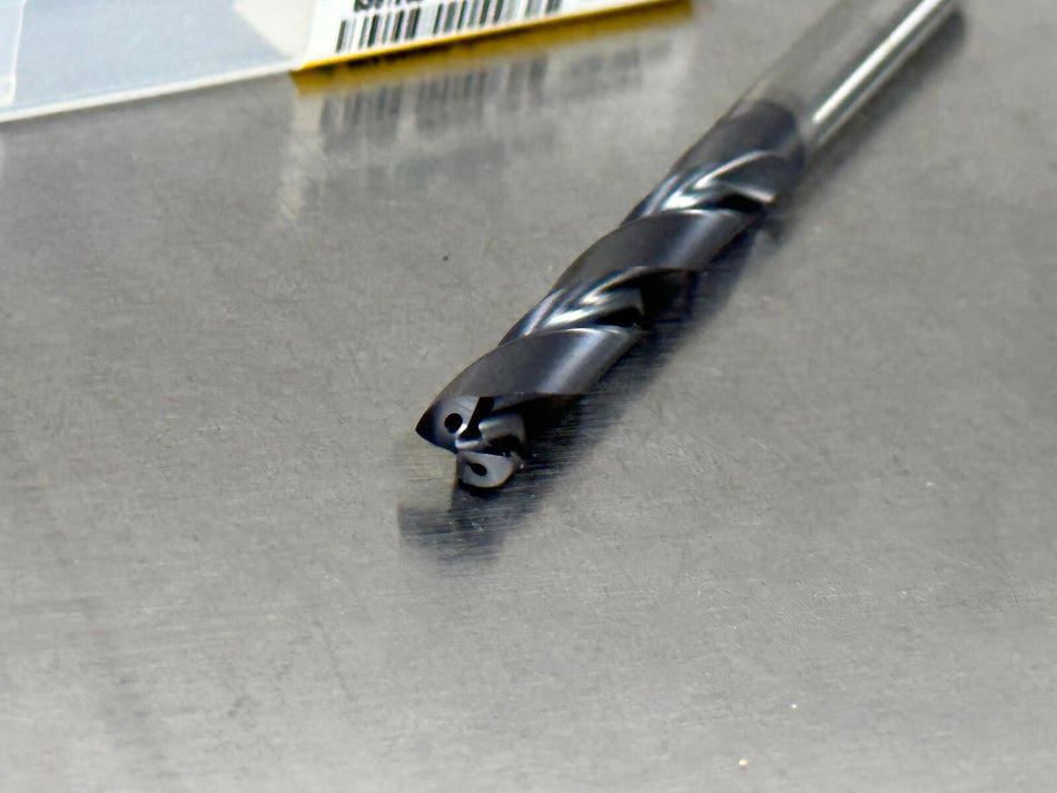 Kennametal 1/4" Carbide Drill Coolant Through 5xD KenDrill K211A02500SGL KCMS15