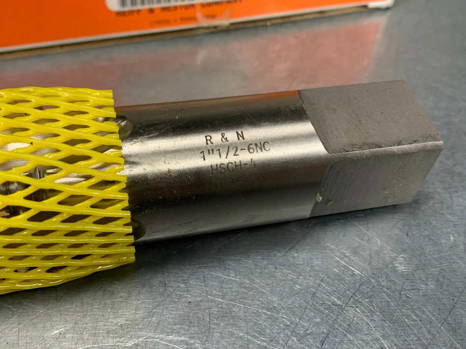 R&N 1 1/2-6 H6 Plug Tap 4FL High Speed Ground 28342