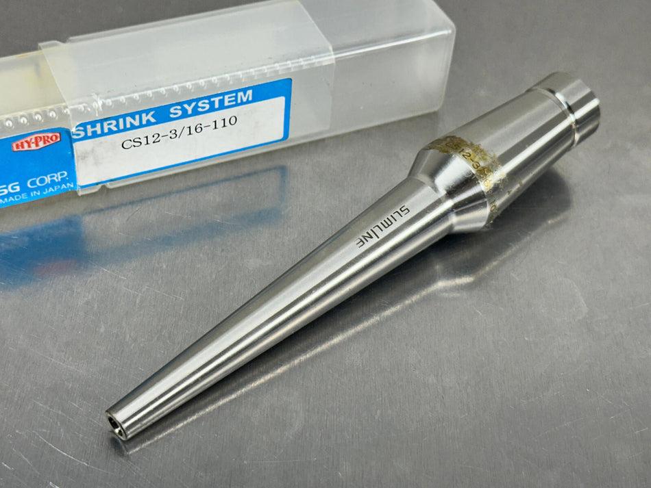 OSG Slimline CS12-3/16-110 Shrink Fit Tool Holder 3/16" HyPro MST 9910085