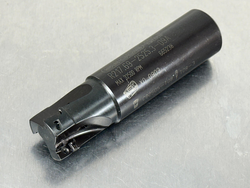 Seco 25mm Indexable End Mill Square Shoulder Cutter R217.69-2525.3-09A