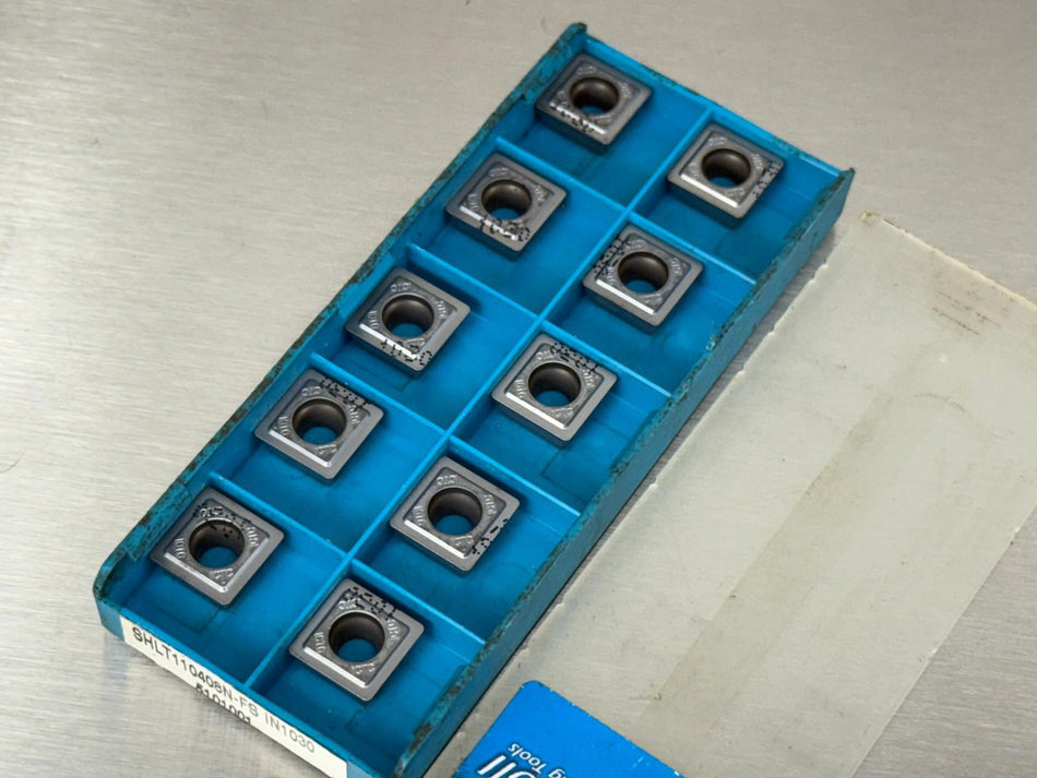 Ingersoll SHLT110408N-FS IN1030 Carbide Insert (Pack of 10)