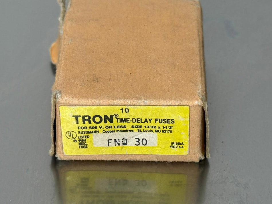 Bussmann FNQ-30 Fuse 30A Buss Tron FNQ 30 (Box of 7)