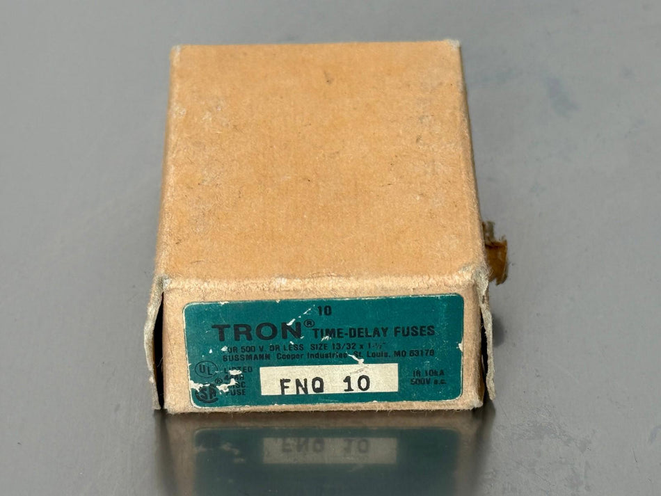 Bussmann FNQ-10 Fuse 10A Buss Tron FNQ 10 (Box of 10)