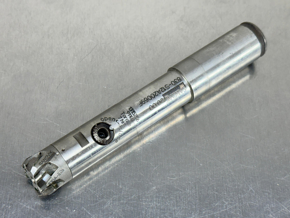 Sandvik 830-S12A20069F CoroReamer 830 Cylindrical Shank 20mm, Head Size S12