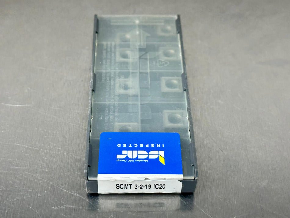 Iscar SCMT 3-2-19 IC20 Carbide Insert 09T308-19 (Pack of 10)