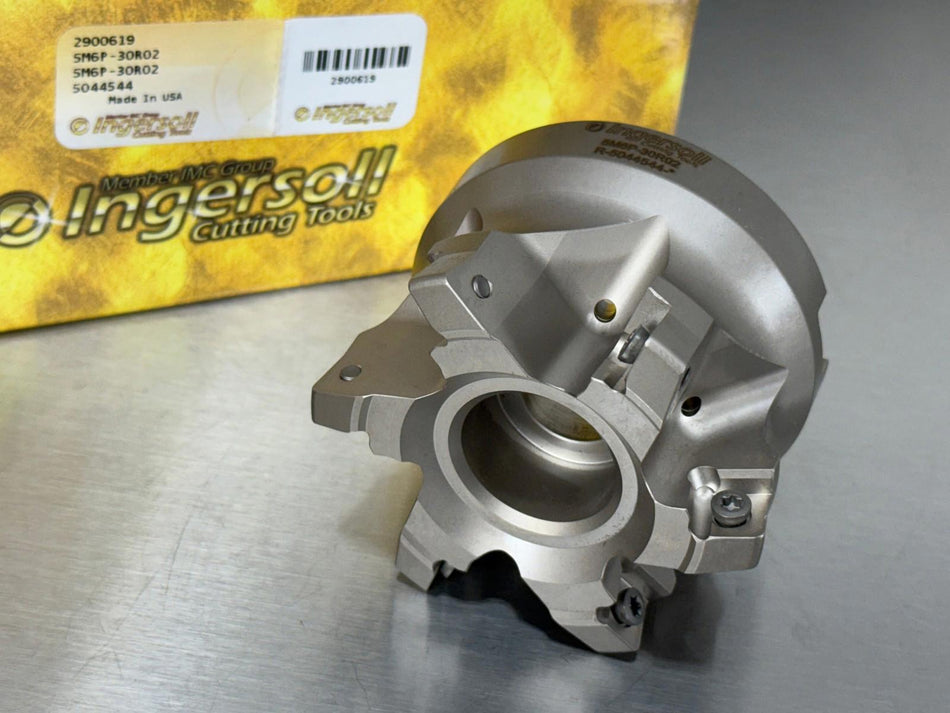 Ingersoll 5M6P-30R01 Indexable Face Mill 3" Hi-Feed 2900619