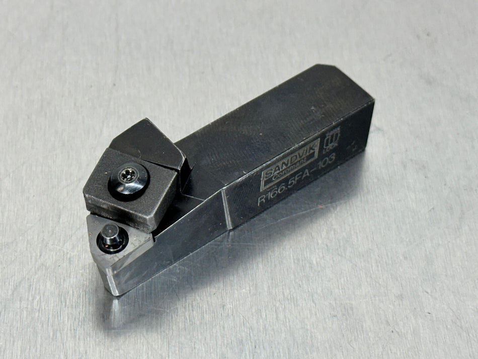 Sandvik R166.5FA-103 Indexable Tool Holder Threading  5/8" T-Max U-Lock