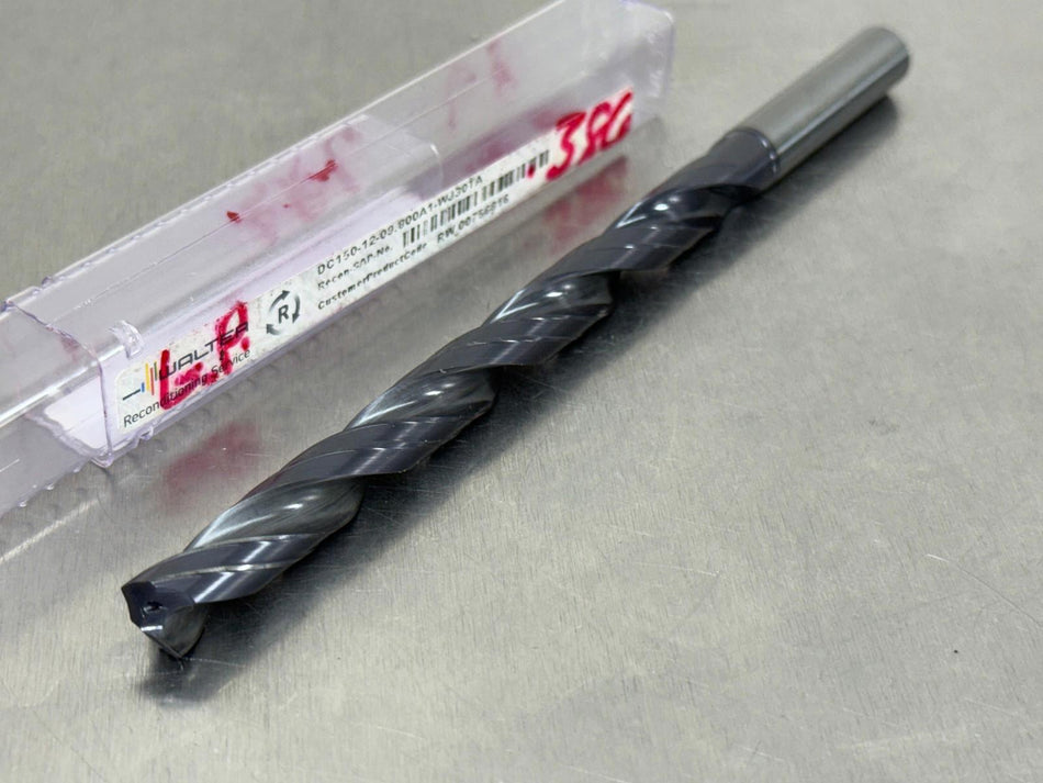 Walter Titex 9.8mm Carbide Drill 12xD DC150-12-09.800A1-WJ30TA (Walter Refurb)