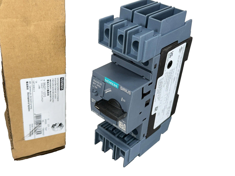 Siemens 3RV2711-1JD10 Circuit Breaker Sirius