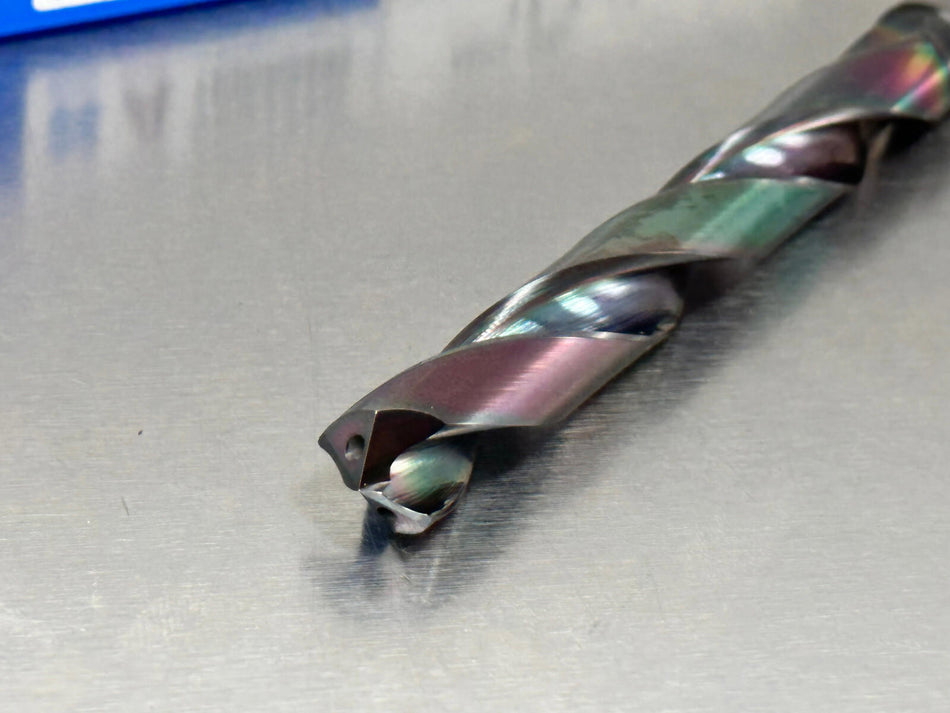OSG 12.2mm Drill Solid Carbide 5xD Coolant Through ExoCarb 8693220