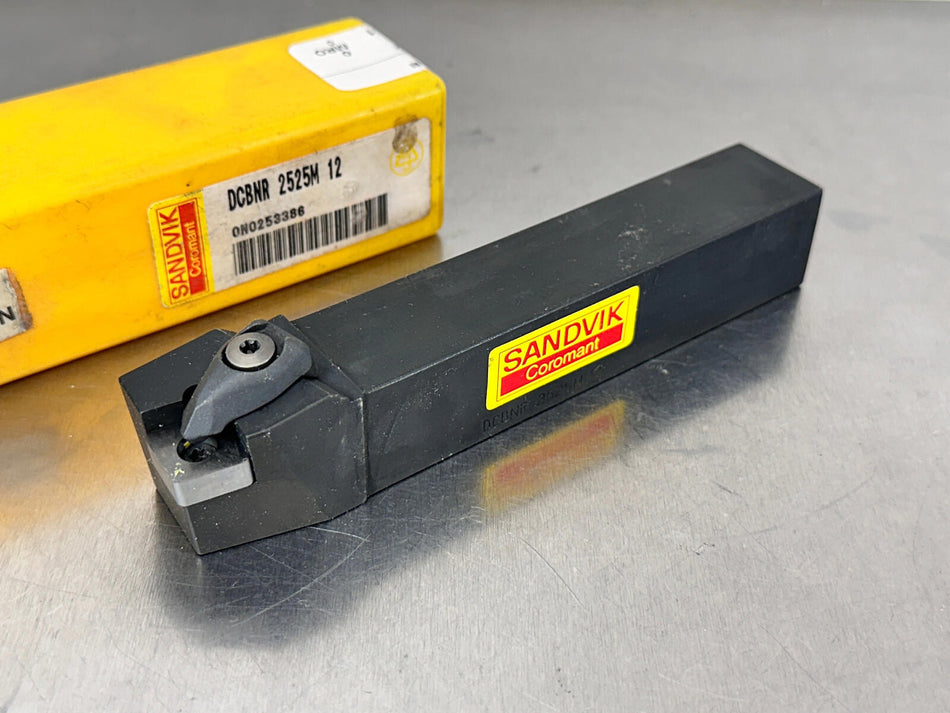 Sandvik DCBNR 2525M 12 Indexable Lathe Tool Holder Turning CNMG Insert