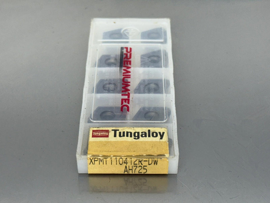 Tungaloy XPMT110412R-DW AH725 Carbide Insert (Pack of 10)