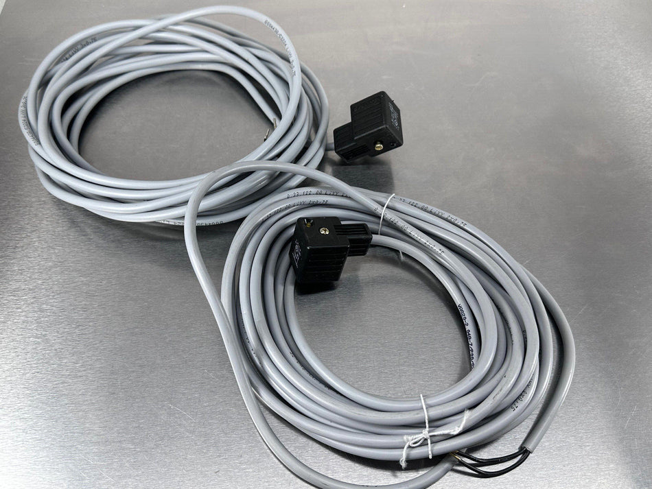 (2) LiYY Cable 2 x 0,75 w/ Escha Valve Connector Diode ~ 20ft each