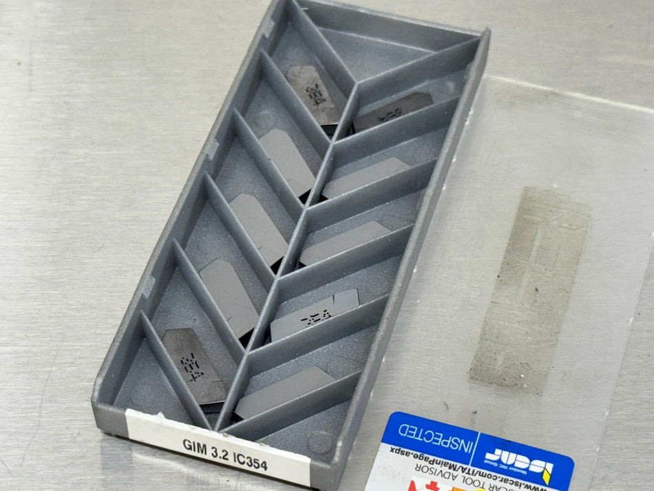 Iscar GIM 3.2 IC354 Carbide Insert (Pack of 10)